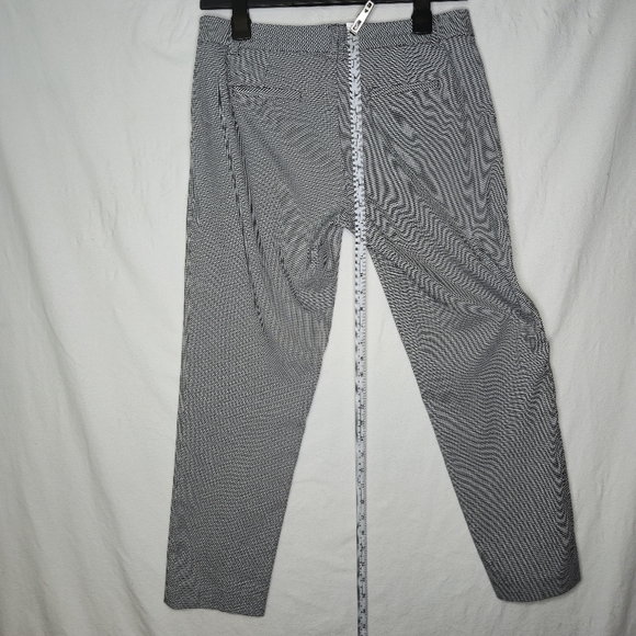 Jacob Ladies Black And White  Houndstooth Print Dress Pants Fitted Size 6 - Picture 2 of 6